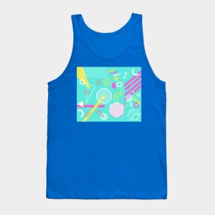 90s geometric pattern Tank Top